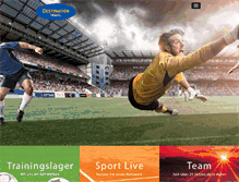 Tablet Screenshot of destinationsports.ch
